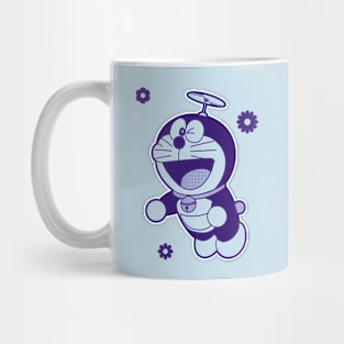 DORAEMON - groovy tie dye Mug